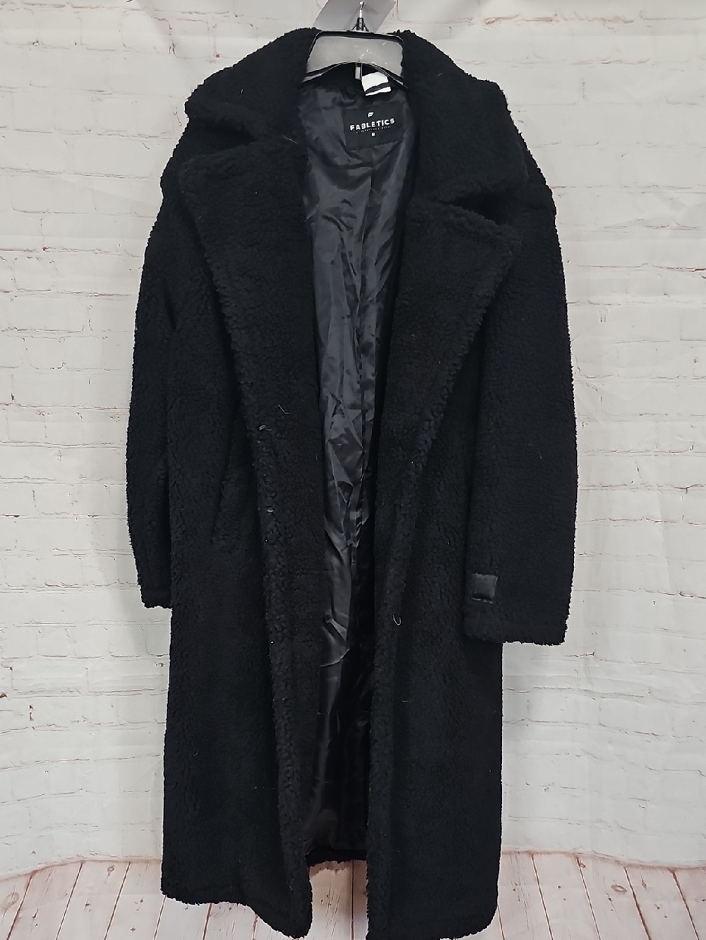 Fabletics Black Lined Jacket with Branded Label